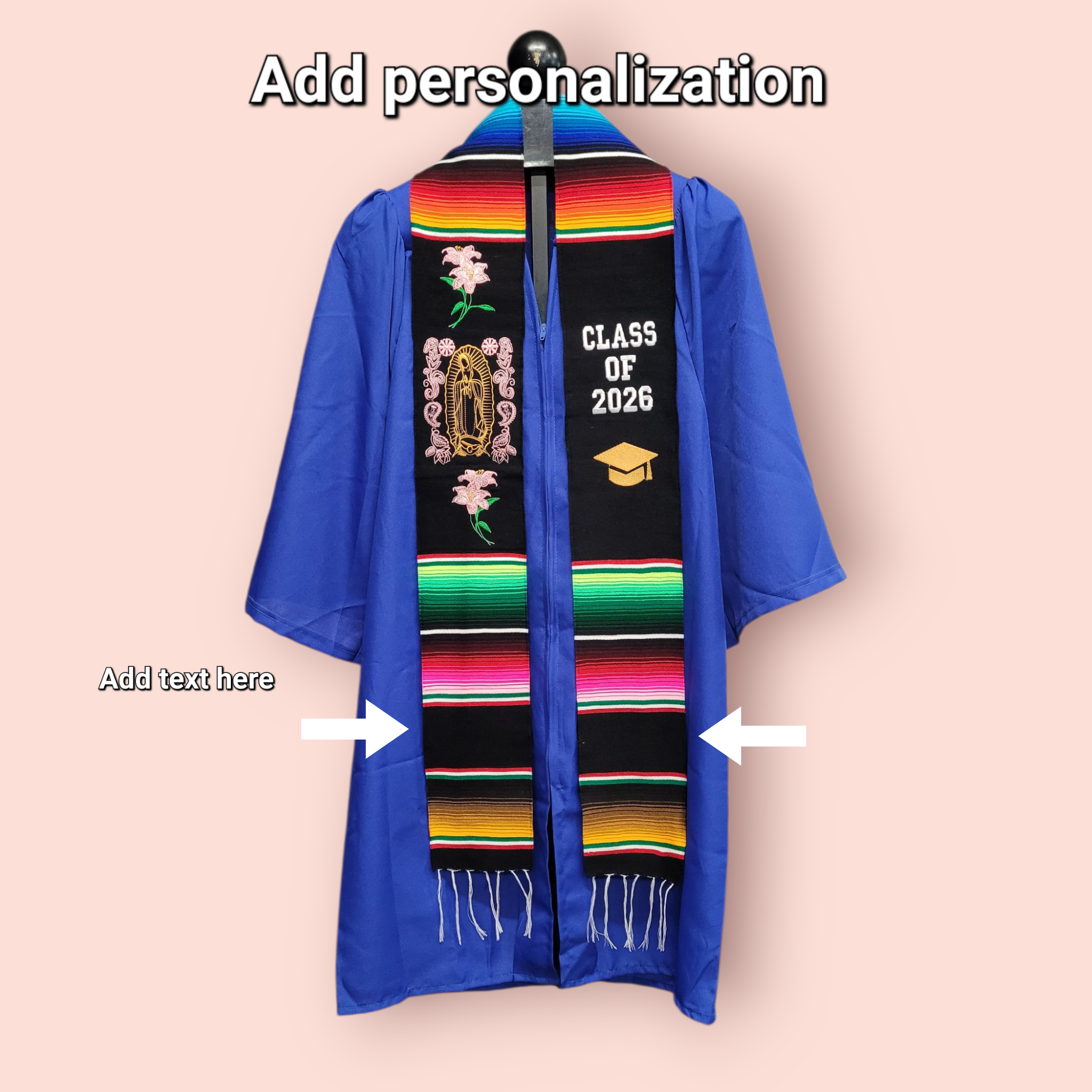 Class of 2026 Virgen/Lily Sarape Sash