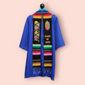 Class of 2026 Virgen de Guadalupe/Floral Embroidered Mexican Sarape Graduation Stole