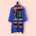 Class of 2026 Butterfly Embroidered Mexican Sarape Graduation Stole