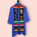 Class of 2026 Virgen de Guadalupe/Butterflies Embroidered Mexican Sarape Graduation Stole