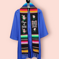 Class of 2026 Virgen/Lily& Pink RoseSarape Sash