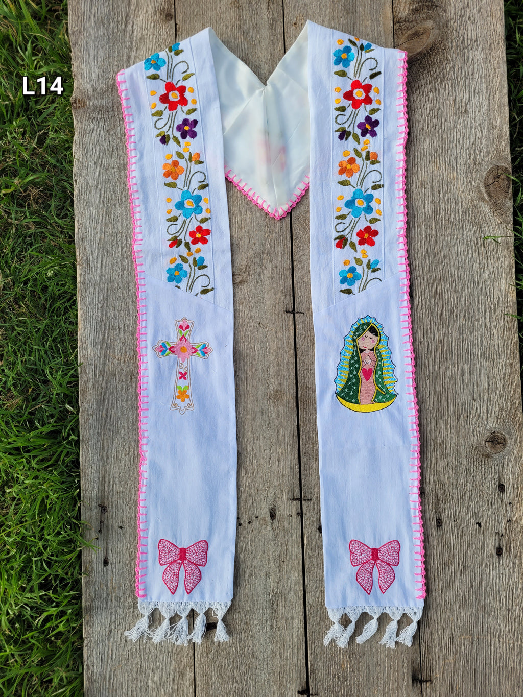 Floral/Virgen Graduation Sash L14