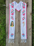 Floral/Virgen Graduation Sash L16