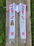 Floral/Virgen Graduation Sash L23