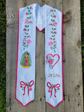 Floral/Virgen Graduation Sash L25