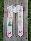 Floral/Virgen Graduation Sash L33