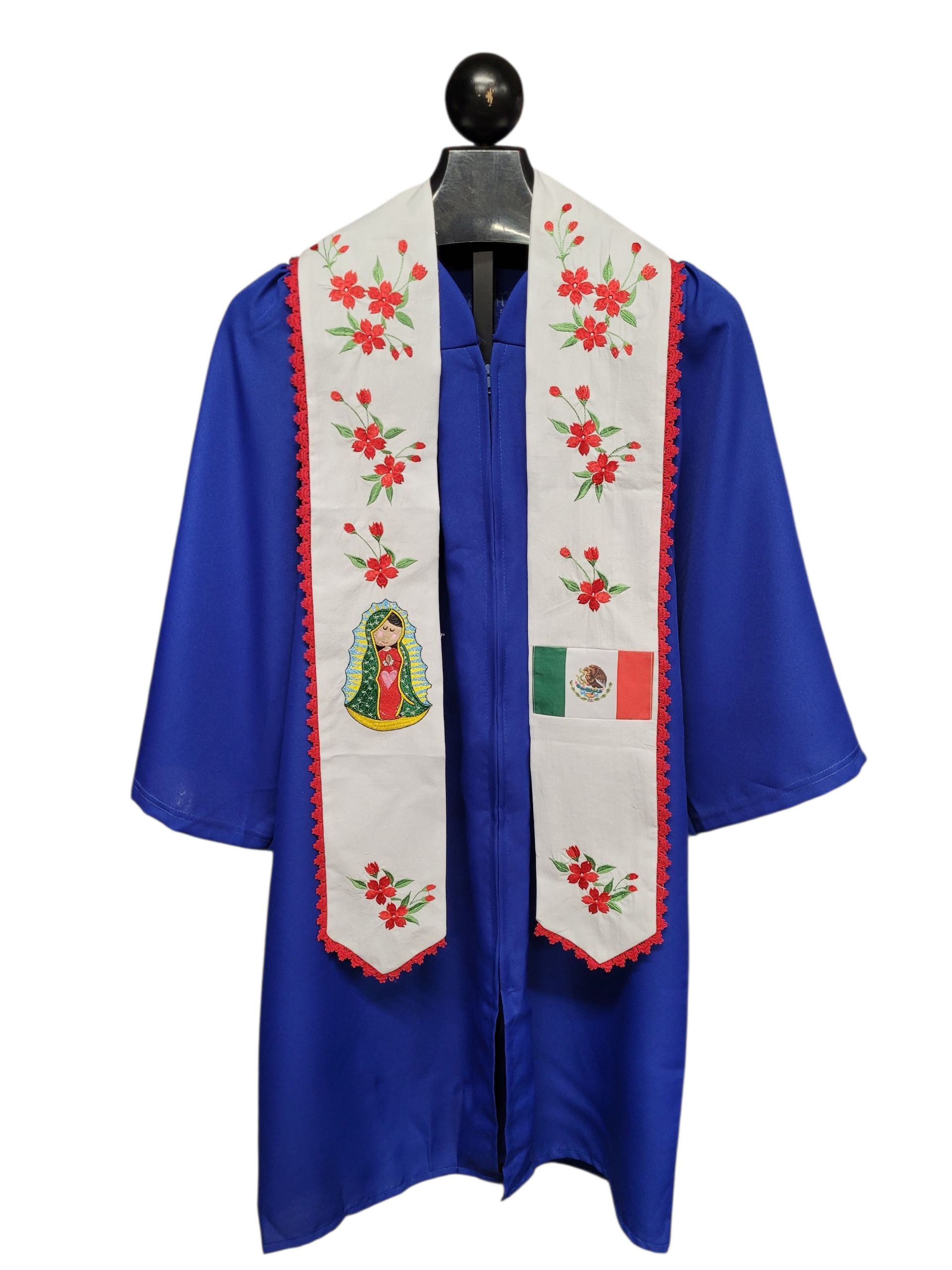 Floral/Virgen Graduation Sash