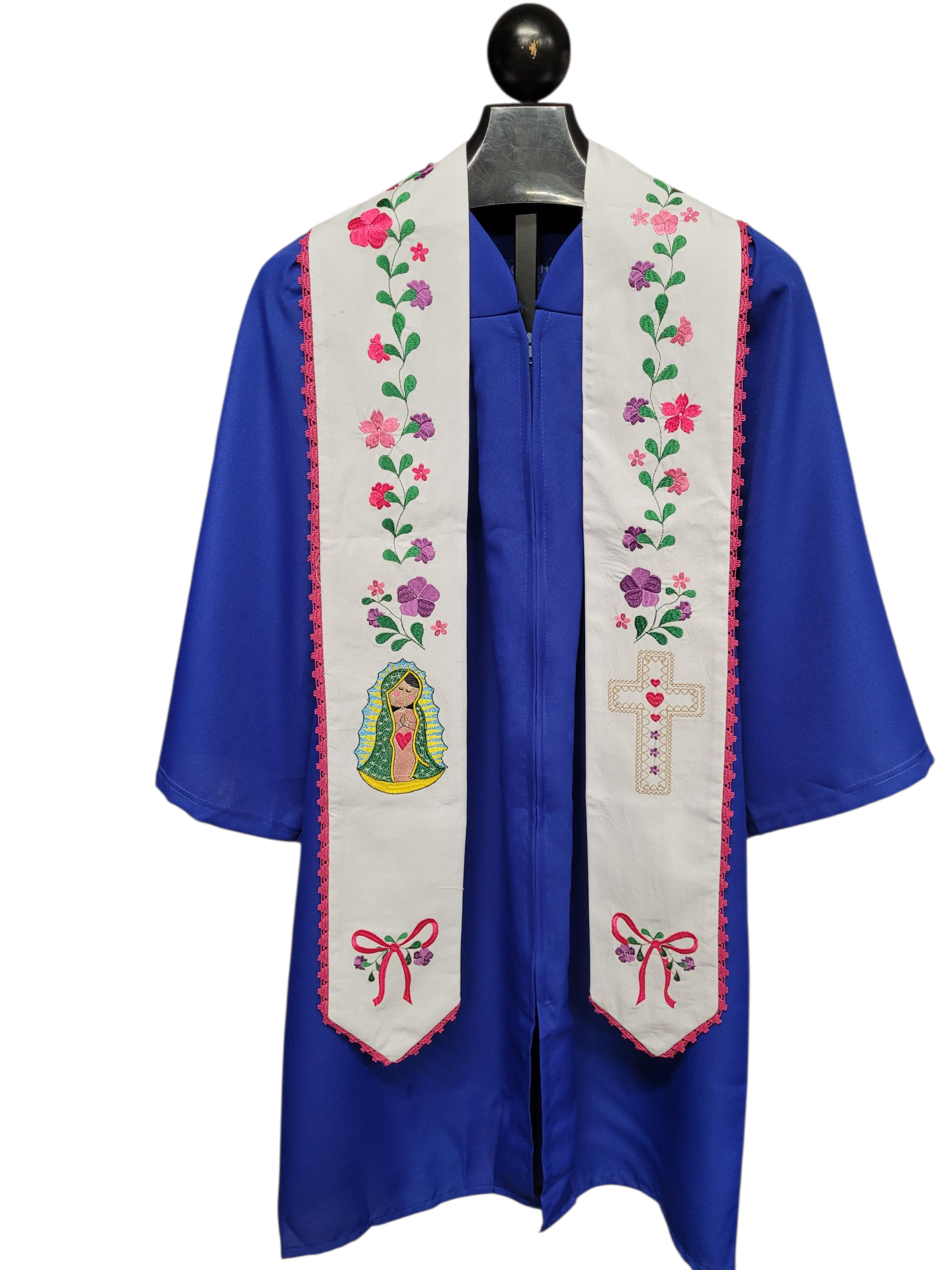 Floral/Virgen Graduation Sash