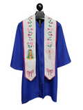 Floral/Virgen Graduation Sash