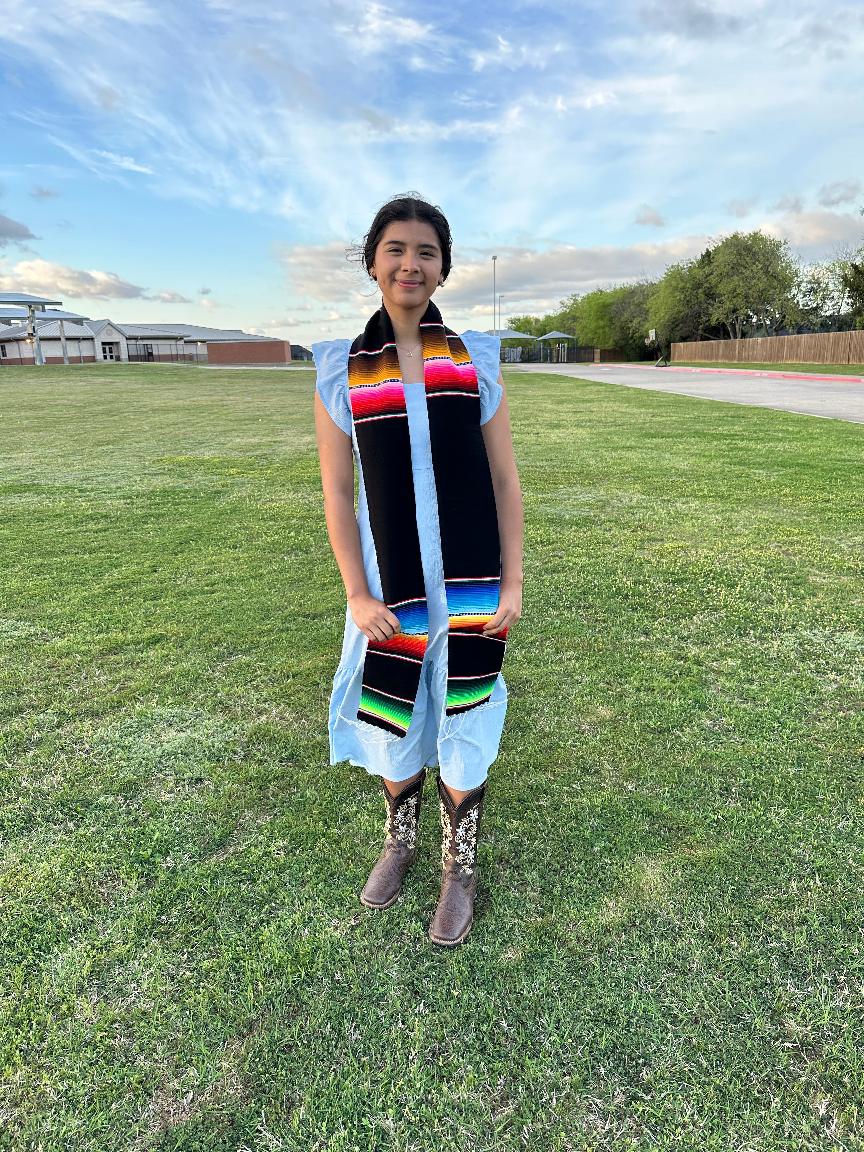 Premium Blank Sarape Graduation Sash