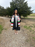 Class of 2026 Virgen de Guadalupe/Red Rose Embroidered Mexican Sarape Graduation Stole
